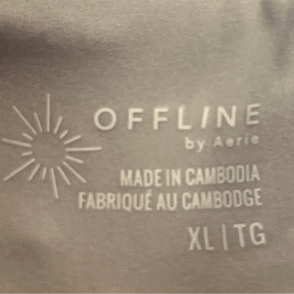 Offline By Aerie Cloud Fleece Bubble Skort Size Small NWT Gray Size XL - Picture 7 of 11